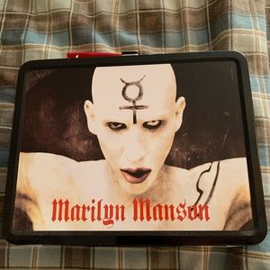 Original 1990s Marilyn Manson tin lunchbox
